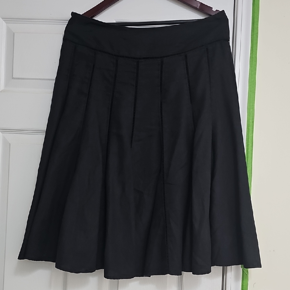 Jones New York Elegant Black A-Line Skirt